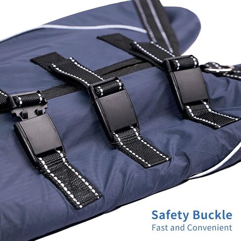 Dog Lift Harness Full Body Support & Recovery Sling Dog Lifter Vest Harness for Old, Joint Injuries, Arthritis, Disabled Dogs Walk (Small, Navy) in Saudi Arabia