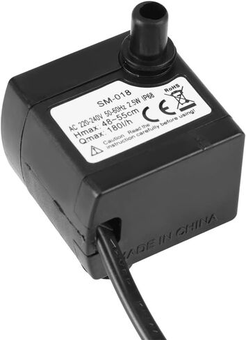 مضخة مياه غاطسة فائقة الهدوء، مضخة أكسجين تهوية صغيرة لبركة الأسماك، نافورة حوض السمك المائية والحديقة الخلفية (Eu-SM-018) in Kuwait