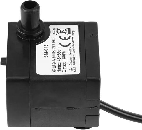 مضخة مياه غاطسة فائقة الهدوء، مضخة أكسجين تهوية صغيرة لبركة الأسماك، نافورة حوض السمك المائية والحديقة الخلفية (Eu-SM-018) in Kuwait