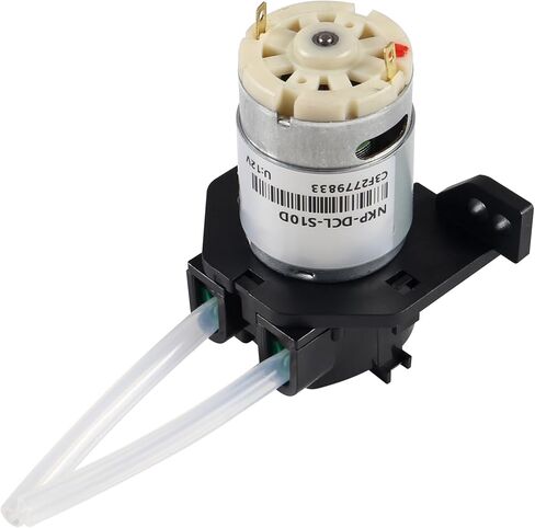2PCS DC 12V Dosing Pump Lab Peristaltic Pumps with Connector for Aquarium Analytical Home Bonsai Irrigation Watering DIY - L Bracket in Saudi Arabia