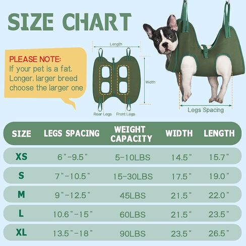 أرجوحة العناية بالكلاب من Supet للكلاب والقطط، أرجوحة مفيدة للكلاب للتزيين، حبال للكلاب لقص الأظافر، أرجوحة للعناية بالقطط مع مقص أظافر/ أدوات تشذيب/ مقص/ أمشاط in Kuwait