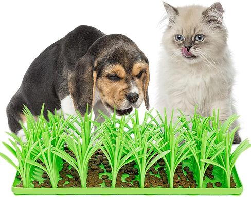 Silicone Grass Mat for Cats, Snuffle Mat for Dogs and Cats, Cat Foraging Mat, Dog Food Mat Slow Feeder, Cat Grass Mat for Indoor, Interactive Sniff Mats Pet Toy in Saudi Arabia