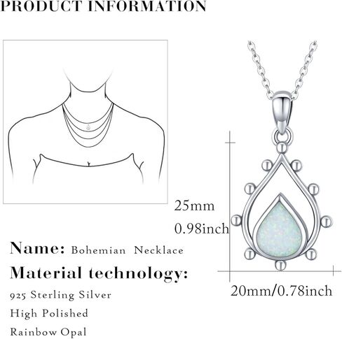 s925 الفضة الاسترليني قلادة دمعة قلادة جرة للرماد للنساء الفتيات، waterdrop الحرق رقبة للكلاب القط رماد الإنسان الحرق أوبال مجوهرات المنجد تذكار تذكاري in Kuwait