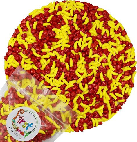 Rainbow Aquarium Fish Assorted Mini Guppies Hard Candy (Regular, 2 Pound (Pack of 1)) in Saudi Arabia