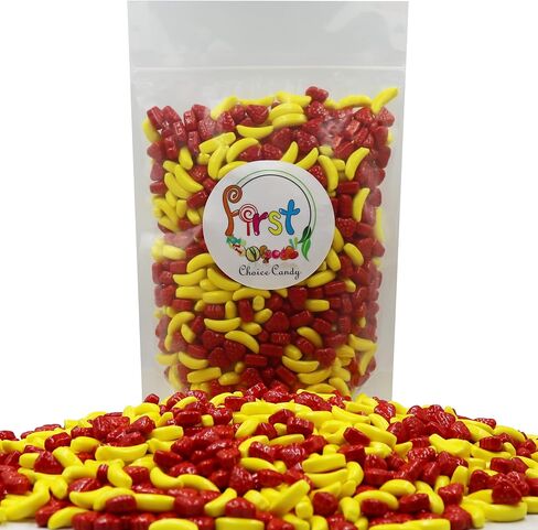 Rainbow Aquarium Fish Assorted Mini Guppies Hard Candy (Regular, 2 Pound (Pack of 1)) in Saudi Arabia