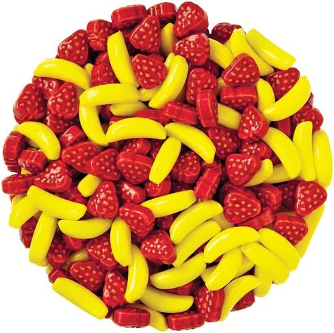 Rainbow Aquarium Fish Assorted Mini Guppies Hard Candy (Regular, 2 Pound (Pack of 1)) in Saudi Arabia
