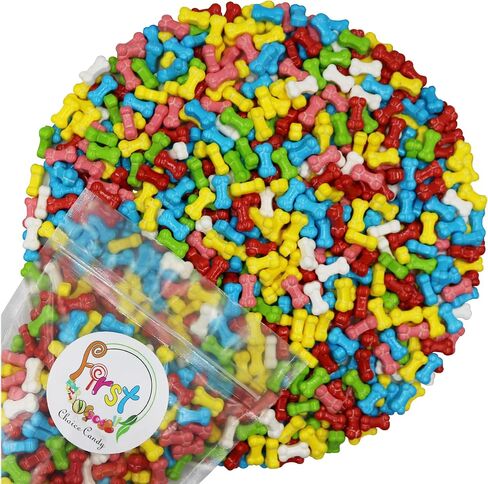 Rainbow Aquarium Fish Assorted Mini Guppies Hard Candy (Regular, 2 Pound (Pack of 1)) in Saudi Arabia