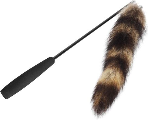 EVTSCAN Interactive Cat Feather Toys, Cat Artificial Tail Playing Sticks Toy Pet Retractable Wand Funny Rod Interactive Toy in Saudi Arabia