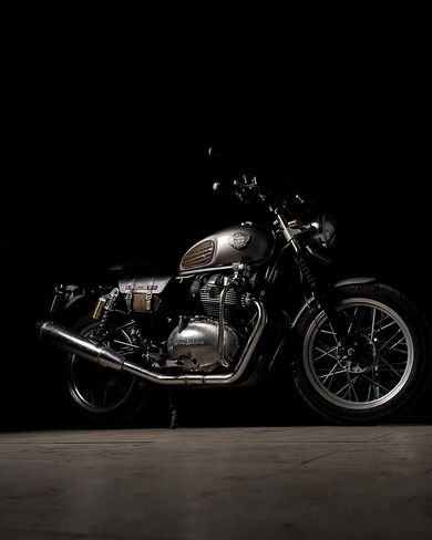 حقيبة غطاء بطارية لوحة جانبية من شركة Trip Machine Company Wingman لجهاز Royal Enfield Interceptor 650 / Continental GT 650 (أسود، الجانب الأيسر) in Saudi Arabia