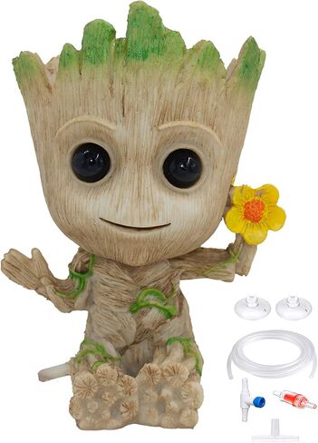 ديكورات فقاعات الهواء لخزان الأسماك، مصنوعات من الراتنج لمضخة الهواء لخزان الأسماك مع حجر فقاعات الهواء in Kuwait