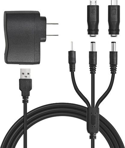 شاحن طوق الصدمات شاحن طوق E متوافق مع Dogrook، Mini Educator، Flittor، PetSpy، Petsafe، PetTech، PET998، Pettrainer Dog Shock Collar وأنظمة التدريب الأخرى، شاحن طوق النباح 5 في 1 in Kuwait