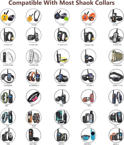 شاحن طوق الصدمات شاحن طوق E متوافق مع Dogrook، Mini Educator، Flittor، PetSpy، Petsafe، PetTech، PET998، Pettrainer Dog Shock Collar وأنظمة التدريب الأخرى، شاحن طوق النباح 5 في 1 in Kuwait