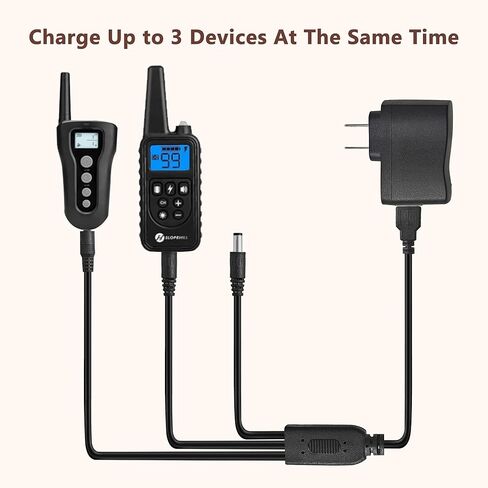 شاحن طوق الصدمات شاحن طوق E متوافق مع Dogrook، Mini Educator، Flittor، PetSpy، Petsafe، PetTech، PET998، Pettrainer Dog Shock Collar وأنظمة التدريب الأخرى، شاحن طوق النباح 5 في 1 in Kuwait