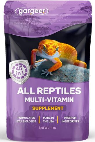 4oz All Reptile & Amphibian Multi-Vitamin Powder. Premium Supplement, Supports Growth, Recovery, and Development. Boosted with Minerals, Carotenoids, and Amino Acids. Made in USA. Enjoy! in Saudi Arabia