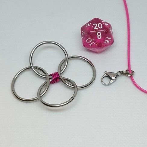 MillBear DND Lucky D20 Capture Cage Traveling Pendant Necklace, Christmas Ornament, Rear Mirror Decor D20 Removable to Play RPG Nerdy Gamer Unique Gift (Basilisk Blood - Evergreen cord) in Saudi Arabia