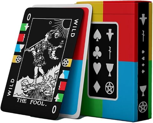 The Trio Play Tarot Deck - a Hyrbid Tarot - Playing Card - Color/Number Matching Game Deck in Saudi Arabia