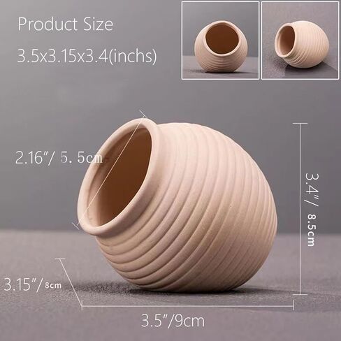 Aquarium Decor Rock Betta Fish Tank Decorations Ceramic Hideout Stone for Fish Shrimp Turtle Crab to Breed, Rest and Play, Small Fish Bowl Hiding Cave, Pot Shaped Betta Toys in Saudi Arabia