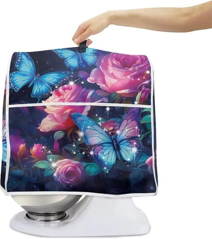 Sunflower Horse Stand Mixer Cover for Kitchen Aid Mixers Accessories, Mixer Cover for Stand Mixer with Pockets, Suitable for Kitchen Mixer Cover in Saudi Arabia