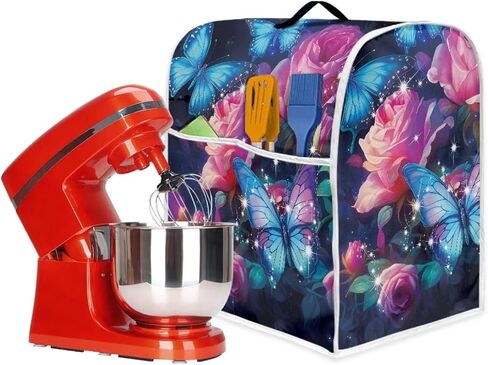 Sunflower Horse Stand Mixer Cover for Kitchen Aid Mixers Accessories, Mixer Cover for Stand Mixer with Pockets, Suitable for Kitchen Mixer Cover in Saudi Arabia