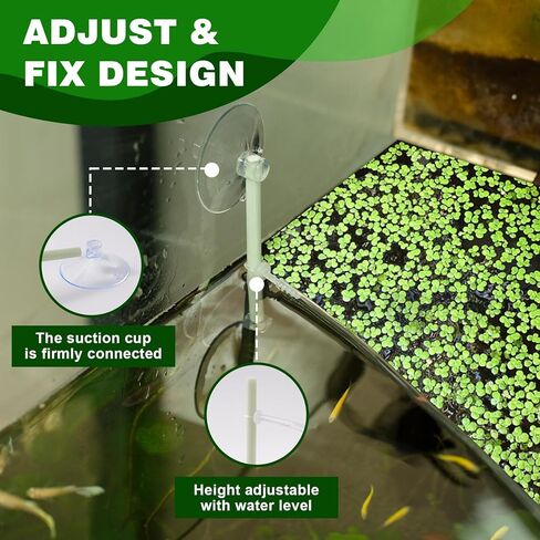 حوض السمك العائم للنباتات، سياج النبات العائم مع كوب الشفط، يفصل بين النباتات العائمة، ملحقات حوض السمك لخزان الأسماك in Kuwait