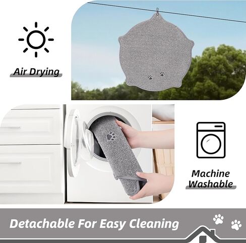 BEQHAUSE Cat Tent for Indoor Cats,Pet Teepee House,Removable Portable Indoor/Outdoor Pet Tent Scratch Resistant Hideaway Cat Caves with Non-Slip Bottom up to 22 Lbs（10.2 * 20.8 * 22.8in） Gery. in Saudi Arabia
