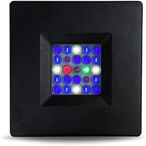 CURRENT Orbit R24 95 Watt Reef LED Saltwater Marine Aquarium Coral Light with Flex Arm Tank Mount Wireless Lighting & eFlux Wave Pump Control for Fish Tank (4440)
