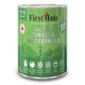 FirstMate Grain Friendly Cage Free Turkey & Rice Formula Dog Food 12.2 Oz