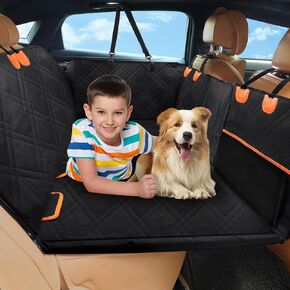 Back Seat Extender for Dogs, Dog Car Seat Cover for Back Seat with Hard Bottom Protector for Pet, Car, Truck, SUV in Kuwait