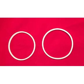 For Bella Personal Size Rocket Blender Replacement Parts (White Two gaskets 3"" Diameter)
