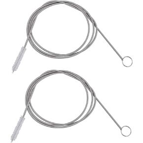 Long Pipe Cleaner Flexible Tube Cleaning Brush Snake Drain Clog Remover Drain Brush Aquarium Water Filter Pipe Air Tube Hose Cleaning Brush Sink Fridge Skinny Pipe Dredging Tool 155CM1