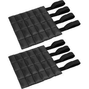 QWORK Horse Ice Leg Wraps - Reusable Gel Ice Pack Therapy Set of 2 - Nylon, Dual-Sided, for Horses & Human Sports Injuries, Swelling, Arthritis, with Extended Hook Straps, Multipurpose Cold Therapy