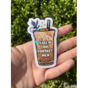Set 3Pcs Tears of Foul Fantasy Men Holographic Sticker ACOTAR Sticker Dragon Book Lover Reading Lover Gifts for Reader Bookish Kindle Hard Hat Funny Waterproof Die-Cut Vinyl 3 Inches Sticker