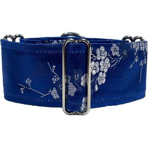 Extra Soft Martingale Dog Collar for Greyhound Saluki Whippet and Other Breeds with Similar Neck 2" Wide (M 11"-14")