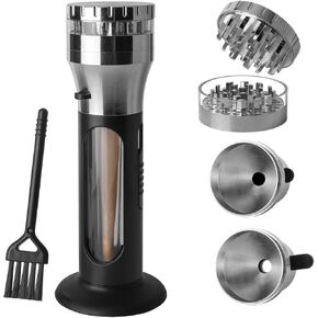 Free Boy 2-In-1 Herb Grinder Cone Loader Grinder Roller,Portable Grinder and Cone Filler,All-In-One Rolling Machine
