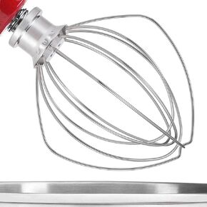 KSM35WW Metallic Wire Whip for Kitchen-Aid Artisan 3.5-Qt Whisk, KSM3311X, KSM3316X Tilt Head Stand Mixers.