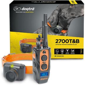 Dogtra 2700T&B Long Range 1-Mile 1-Dog Training & Beeper Remote Dog Training E-Collar for Upland Gun Dog