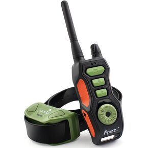 PET618 Dog Shock Collar 2600ft Remote Controlled Collar 100% Waterproof & Rechargeable Dog Training Collar with Beep Vibrating Electric Collar for Dogs