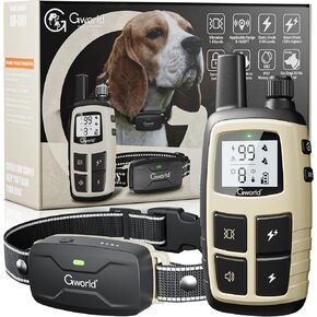 Dog Shock Collar - Exclusive Shock-Prohibition Lock Mode, Dog Training Collar with 209 Levels of Control 5 Training Modes, Rechargeable E-Collar for Dogs with Remote IPX7 for All Breeds Sizes