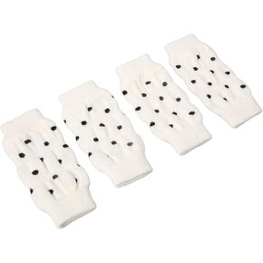 Zerodis 4pcs Dog Elbow Protector, Elastic Pet Leg Hock Protectors Warm Dog Hock Covers Pet Leg Sleeves Knitted Pet Leg Warmers Leg Support Wrap Protectors XL