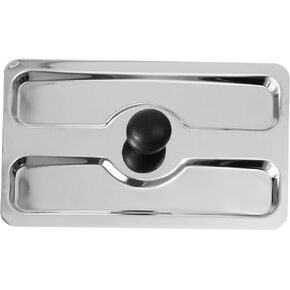 1pc Toaster Cover Small Appliance Cover Toaster Appliance Top Toaster Top Cover Lid for a Toaster Toasters Bread Maker Upper Cover Stainless Steel Slot Cover Household