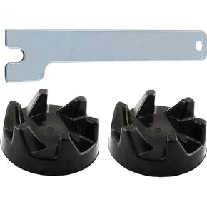 2 Packs 9704230 Blender Coupler Blender Coupling Replacment Parts with 1 Wrench Compatible with KitchenAid WP9704230VP WP9704230 KSB5WH KSB5 KSB3 Driver