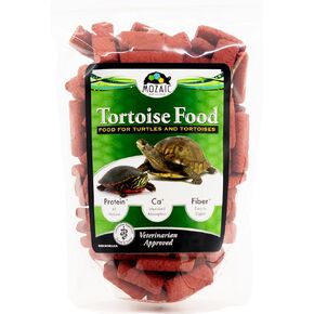 Mozaic Tortoise Food | Complete Formulated Diet for Tortoises | Small Red Biscuit (1" x 1/2")| 15 Ounce Bag (15 OZ)