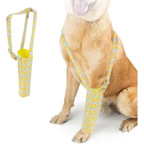 Dog Surgery Recovery Sleeve Single Front Leg Sleeve Dog Callus Protector No Lick Sleeve for Hot Spots Wounds Bandages for Dogs Cone Alternative Prevent Licking Joint Care Elbow Brace Protector