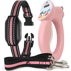 PaiPaitek Dog Shock Collar with Smart Training Leash, 1600ft Waterproof Electric Collar with 3 Training Options for Dogs Automatic Stop Pull and Remote Recall