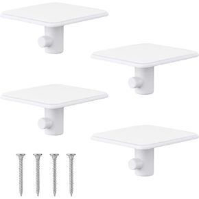 4pcs Stand Mixer Attachment Holders, Stand Mixer Attachment Storage Stand Mixer Accessories/Parts Organizer for Kitchenaid Compatible with Blender Accessories (White)
