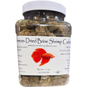 Freeze Dried Brine Shrimp Cubes, 1.5 oz