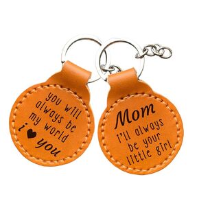 Father's Day Gifts Keychain For Dad From Daughter - Double Side I'll Always Be Your Little Girl, You Will Always Be My Hero I Love You Dad, Birthday, Christmas Gift For Father - HMza Handmade