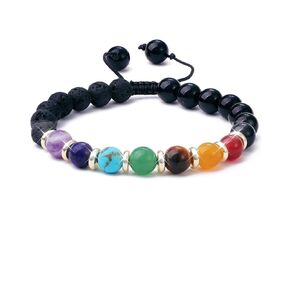 Anxiety Spiritual Stress Relief Fidget Chakra Healing Crystals Beaded Bracelets Mindfulness Meditation Essential Oils Accessories Gifts for Women Men (Obsidan Chakra)
