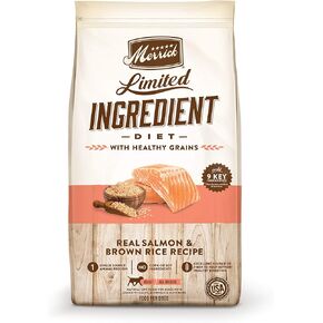 Merrick Limited Ingredient Diet Premium And Natural Kibble With Healthy Grains, Salmon And Brown Rice Dog Food - 22.0 lb. Bag