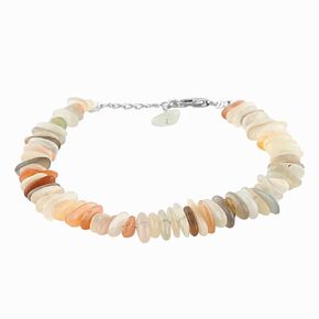 Natural Peruvian Opal Plain Submarine Beads Adjustable Bracelet, High Grade Gemstones, Chakra Healing Stones, Gift Giving Jewelry, 925 Sterling Silver Womens Bracelet 8 inch